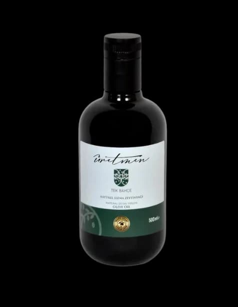 %0,2 Asit 0,5 lt Filtresiz Zeytinyağı, Erken Hasat, Soğuk Sıkım-Tek Bahçe