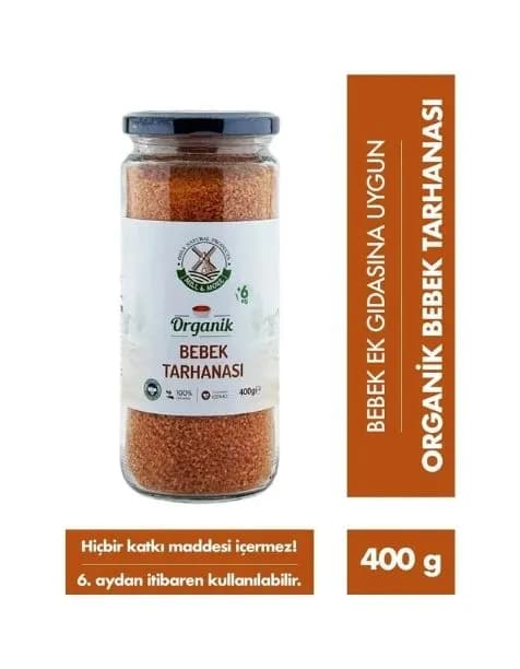 Organik Bebek Tarhanası 400 g +6 Ay