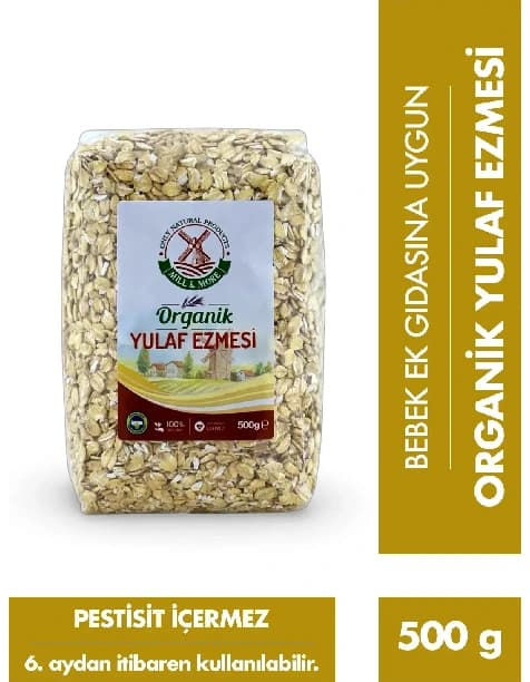 Organik Yulaf Ezmesi 500 g
