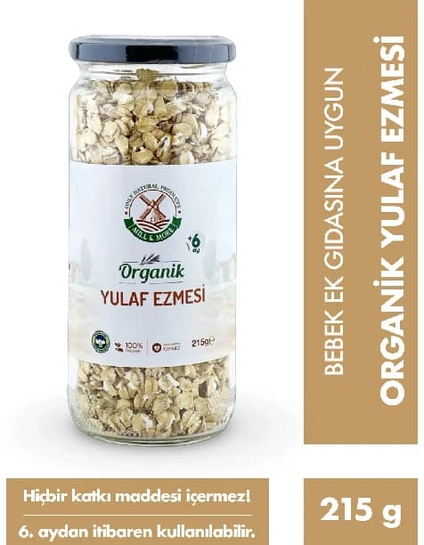 Organik Yulaf Ezmesi 215 g +6 Ay