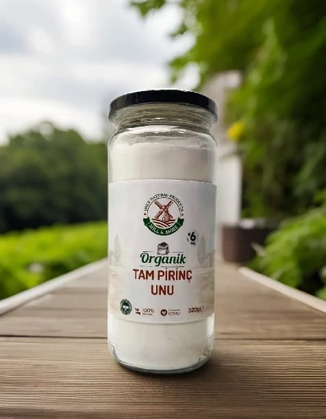 Organik Tam Pirinç Unu 320 g +6 Ay