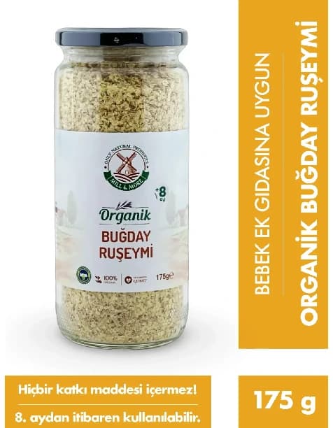 Organik Buğday Ruşeymi 175 g +8 Ay