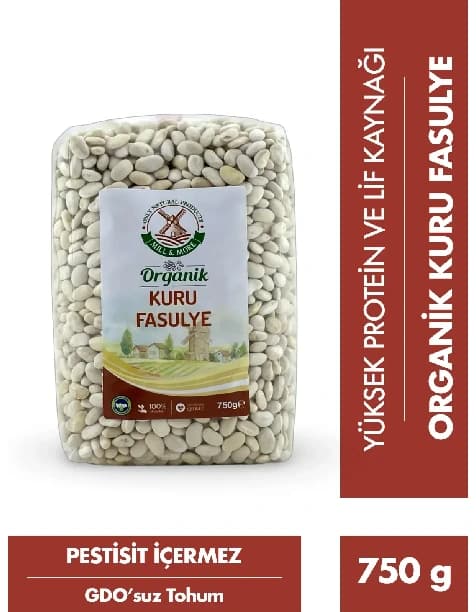 Organik Kuru Fasulye 750 g