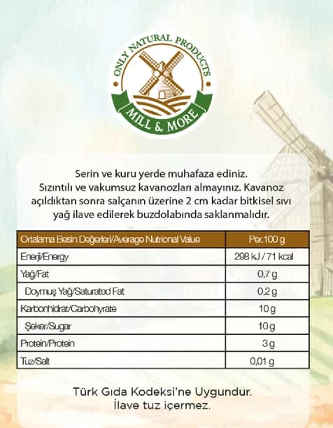 Organik Tuzsuz Tatlı Biber Salçası 610 g