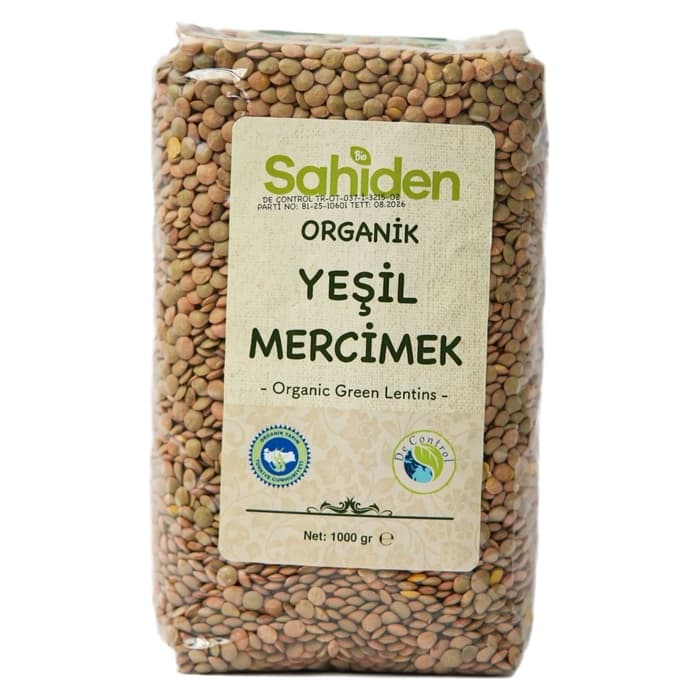 ORGANİK YEŞİL MERCİMEK - 1 KG