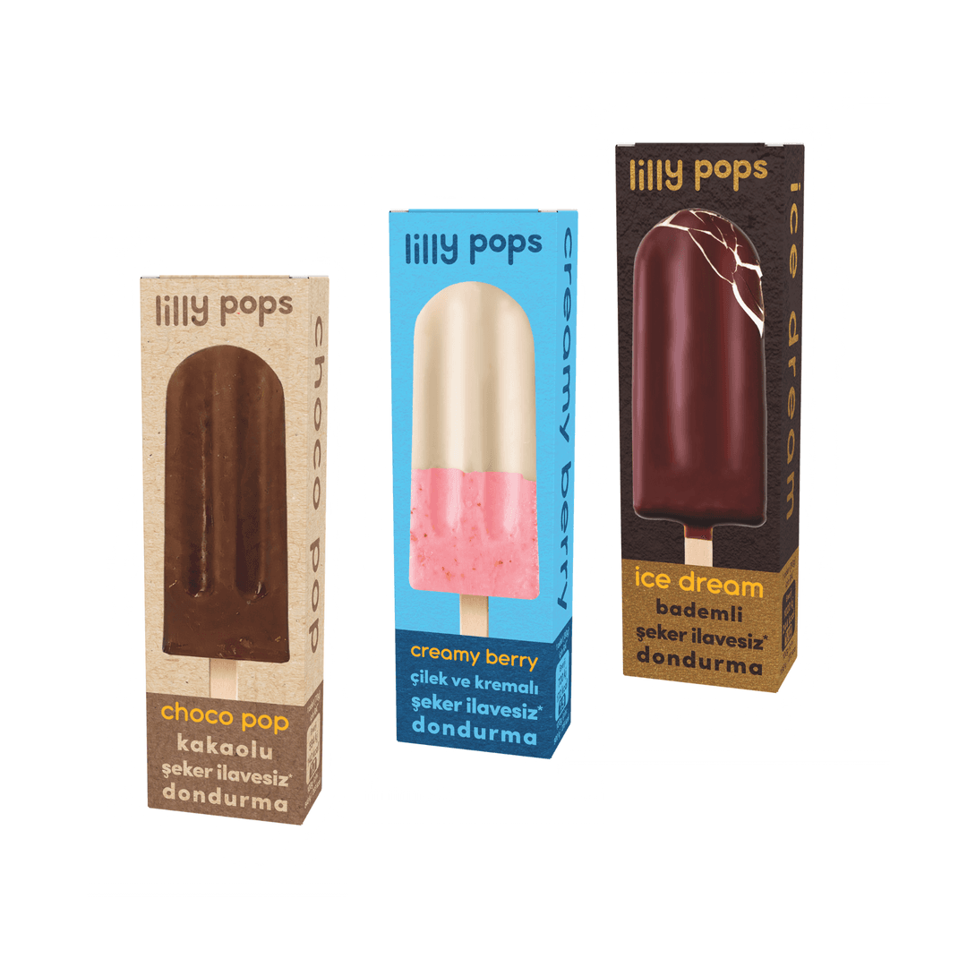 Lilly Pops Sütlü Paket Dondurma