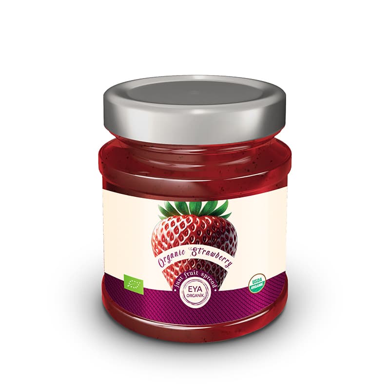 Eya Organik Çilek Reçeli 280 Gr