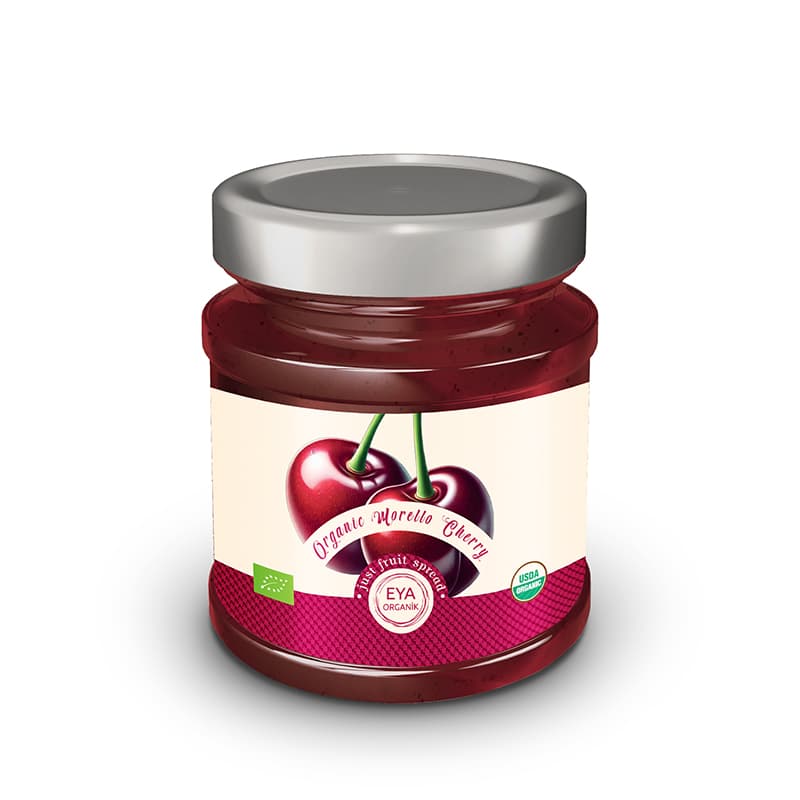 Eya Organik Vişne Reçeli  280 Gr