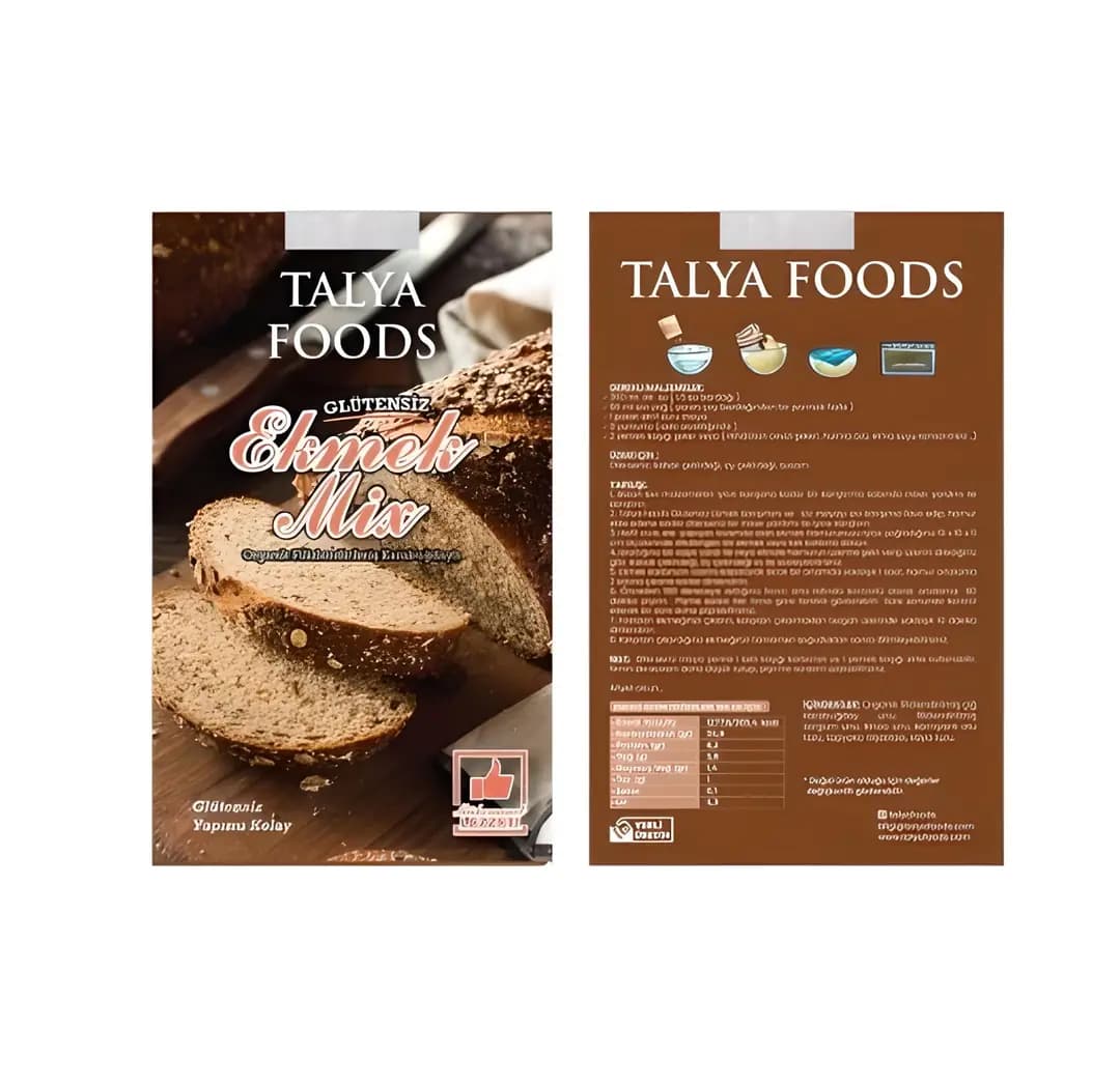 Talya Foods Glutensiz Kolay Yap 430g Ekmek Mix