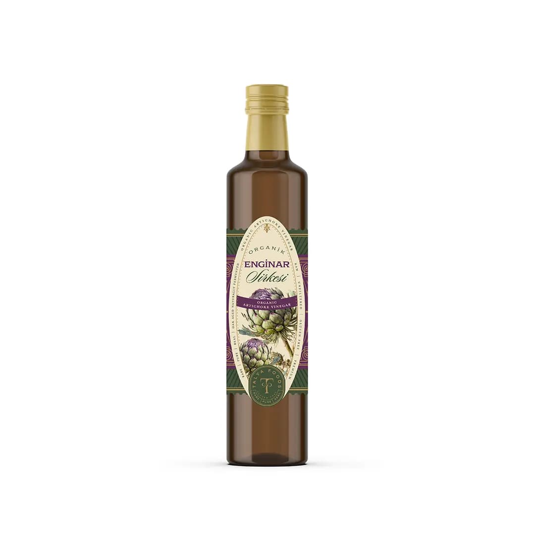 Talya Foods Premium Organik Enginar Sirkesi 500 Ml