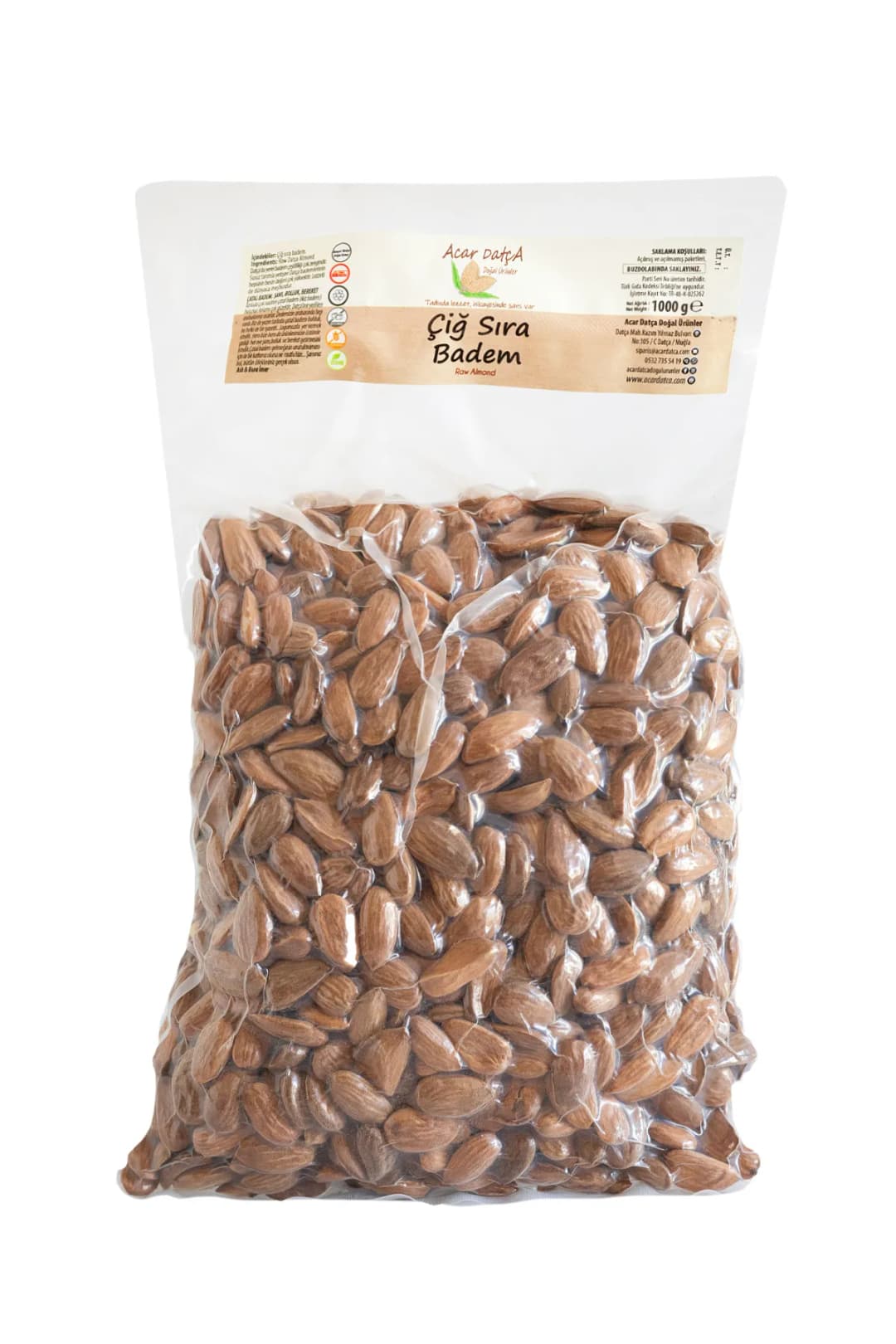 Datça Sıra Badem - 1000 gr vakumlu paket