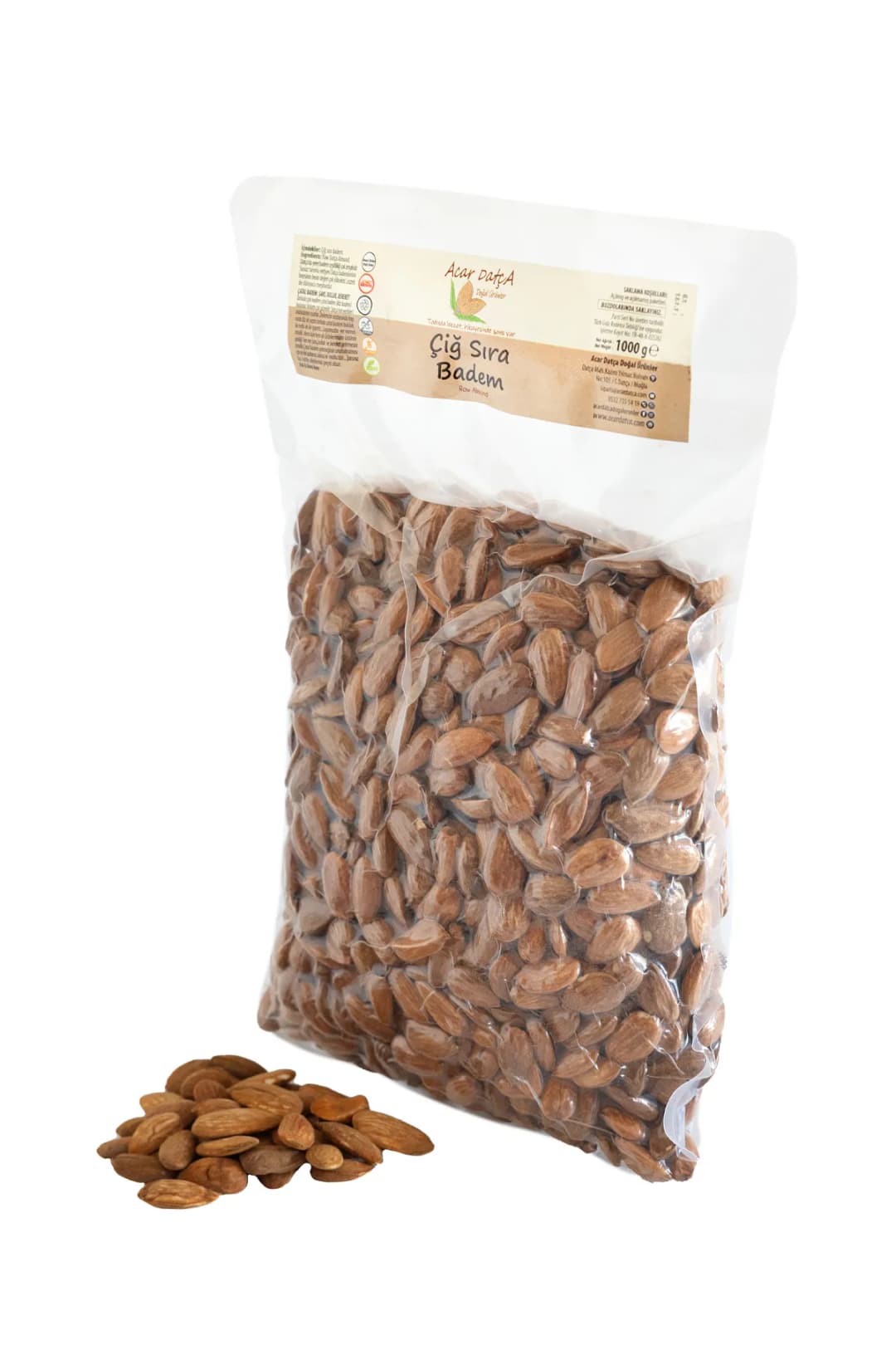 Datça Sıra Badem - 1000 gr vakumlu paket