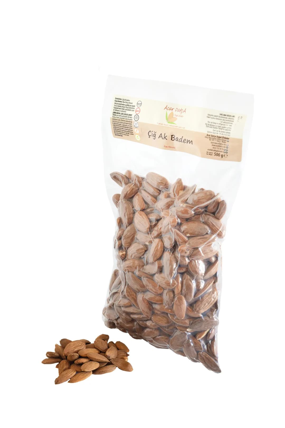 Datça Ak Badem - 500 gr vakumlu paket