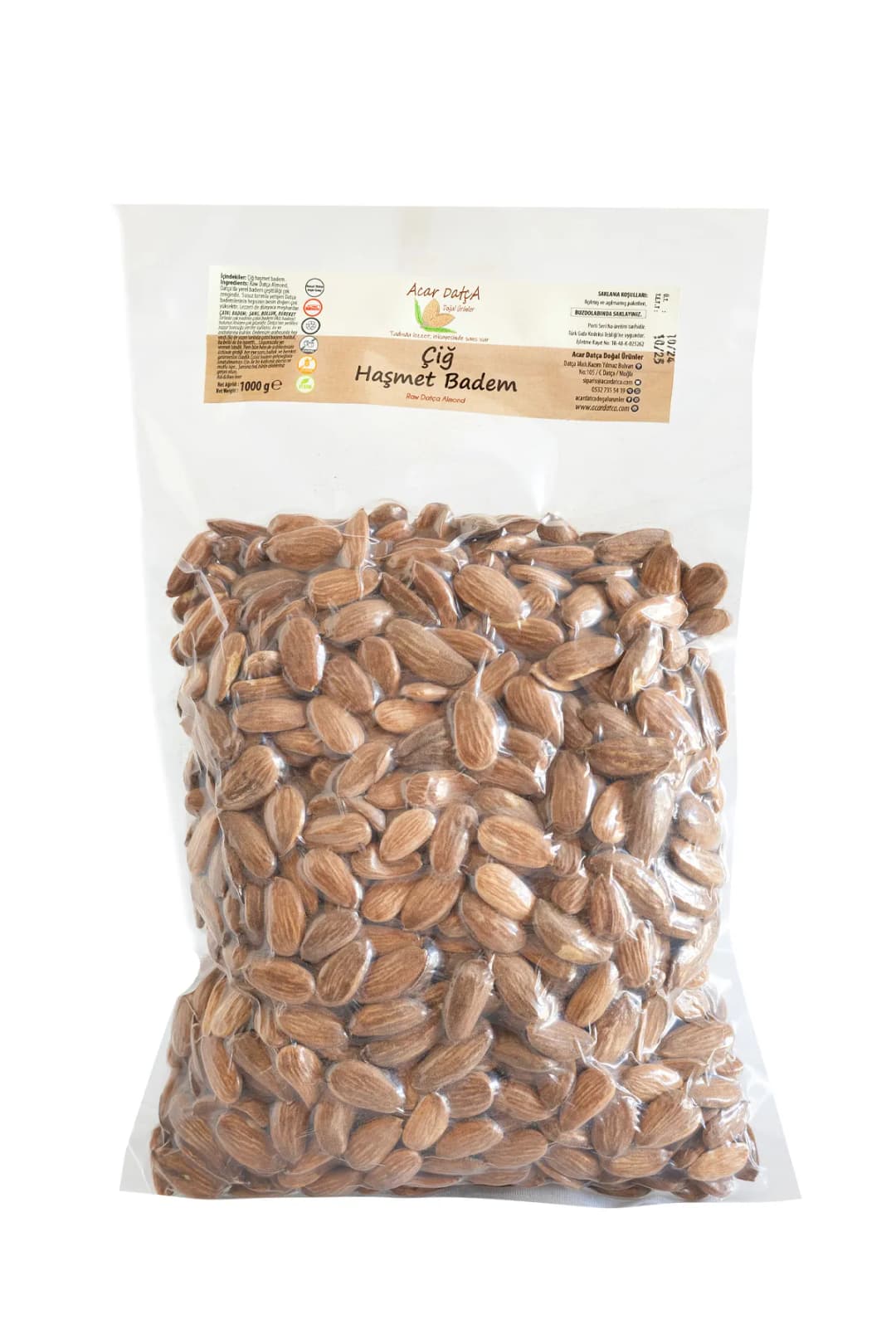 Datça Haşmet Badem - 1000 gr vakumlu paket