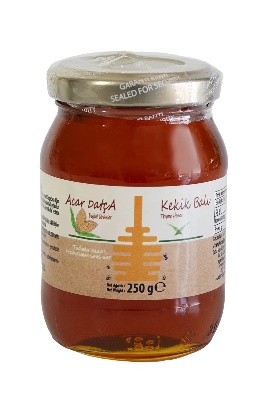 Datça Kekik Balı - 250 gr kavanoz
