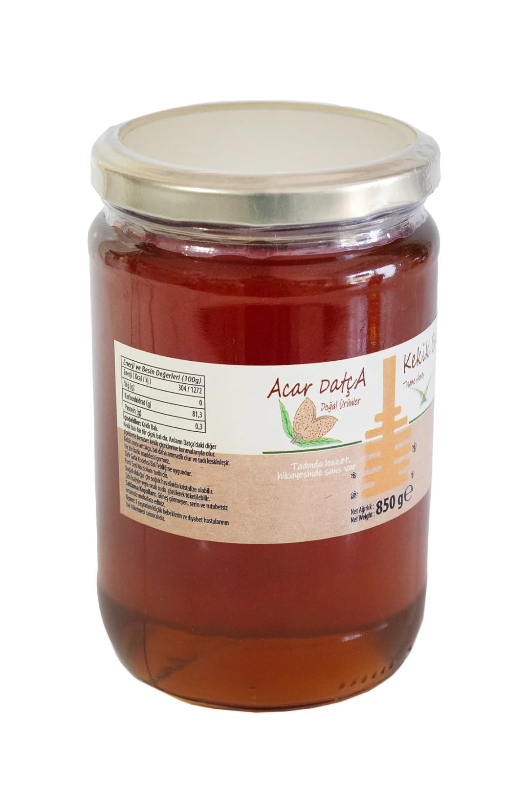 Datça Kekik Balı - 850 gr kavanoz