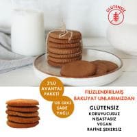 Zencefilli Glutensiz Kurabiye 3'lü Avantaj Paketi (125 gr x3)