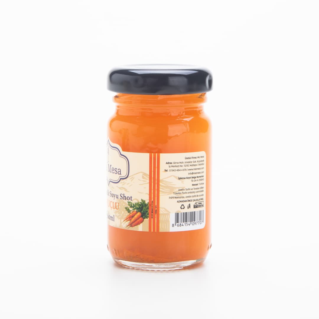 İlikli Kemik Suyuna Havuçlu Shot Seti 12*60 ml