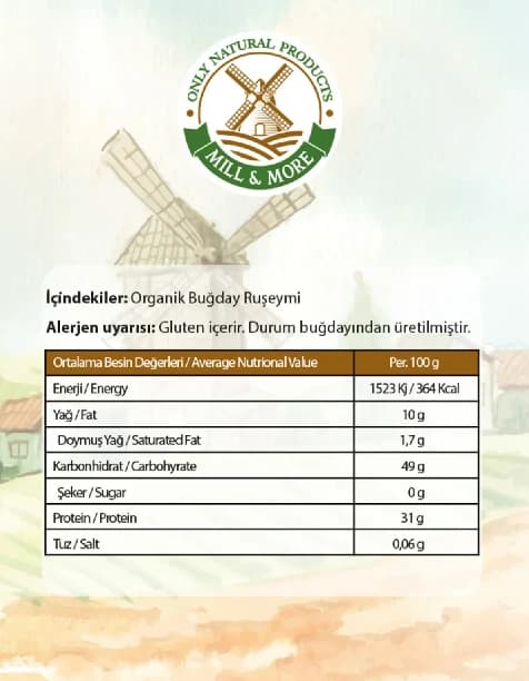 Organik Buğday Ruşeymi 175 g +8 Ay