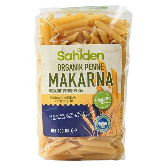ORGANİK PENNE SADE MAKARNA - 400 GR