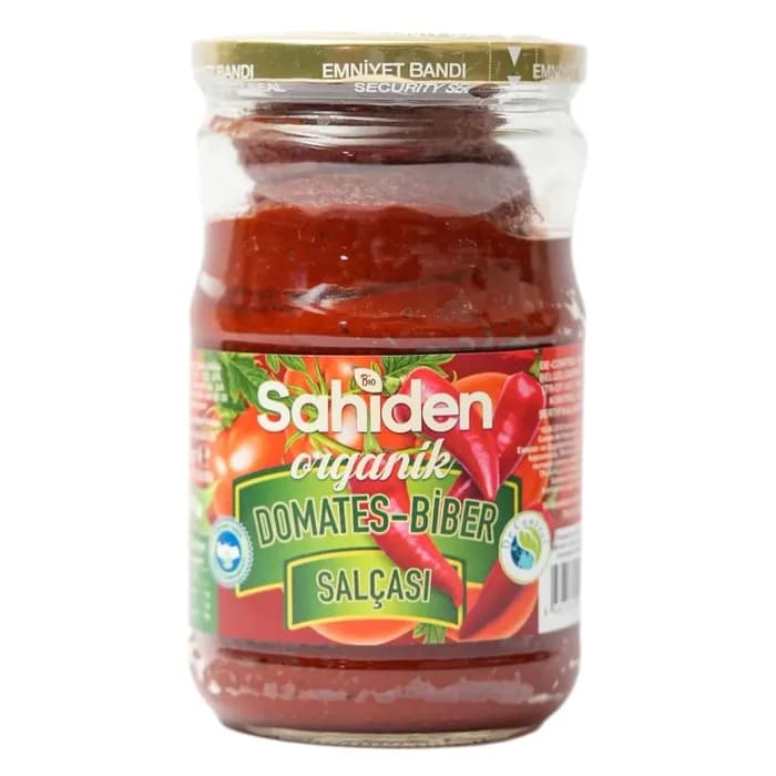 ORGANİK DOMATES-BİBER KARIŞIK SALÇA - 660 GR