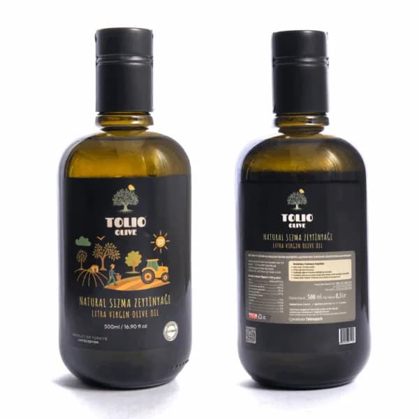 2025-26 Erken Hasat Soğuk Sıkım Naturel Sızma Zeytinyağ 500ml