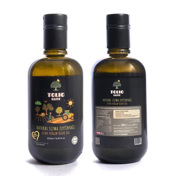 2025-26 Organik Erken Hasat Ultra Yüksek Polifenollü ( 500+ ) Ayvalık Zeytinyağ 500ml