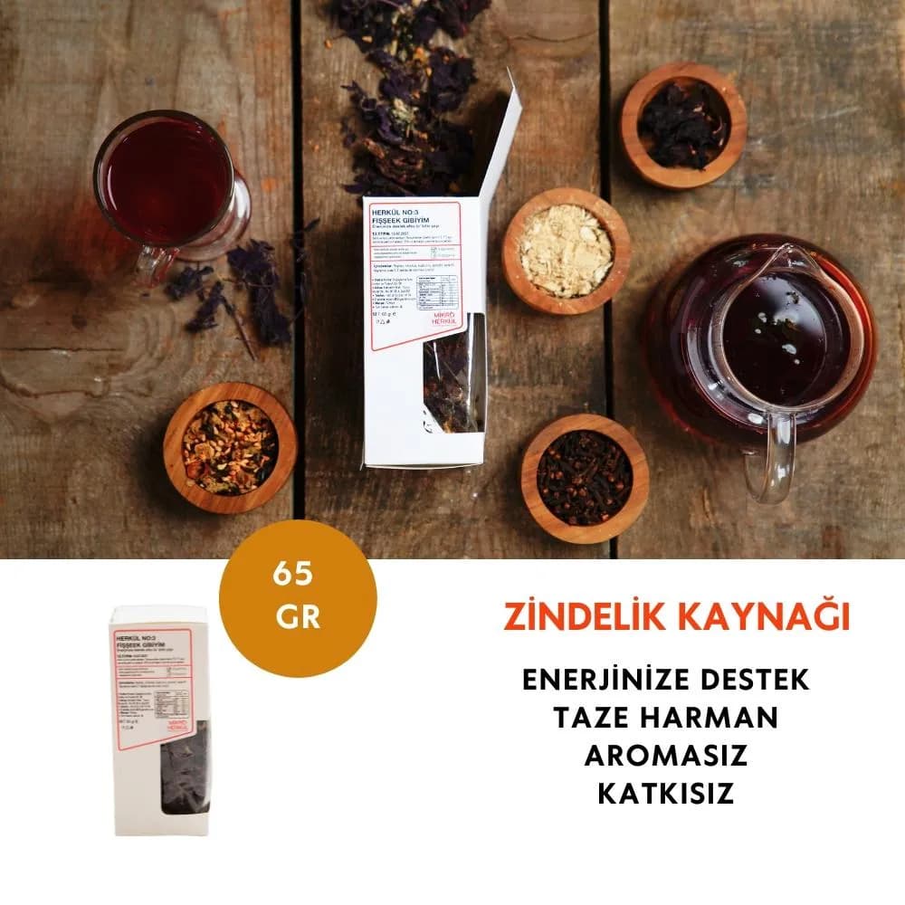 Herkül Bitki Çayı No:3 Fişek Gibiyim (65 gr)