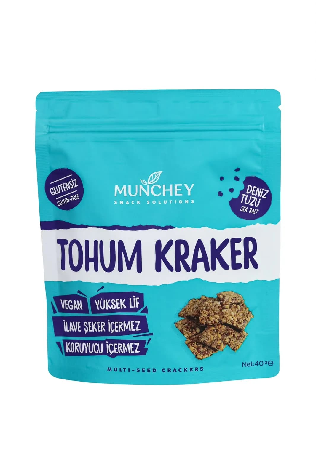 100gr Deniz Tuzlu Tohum Kraker