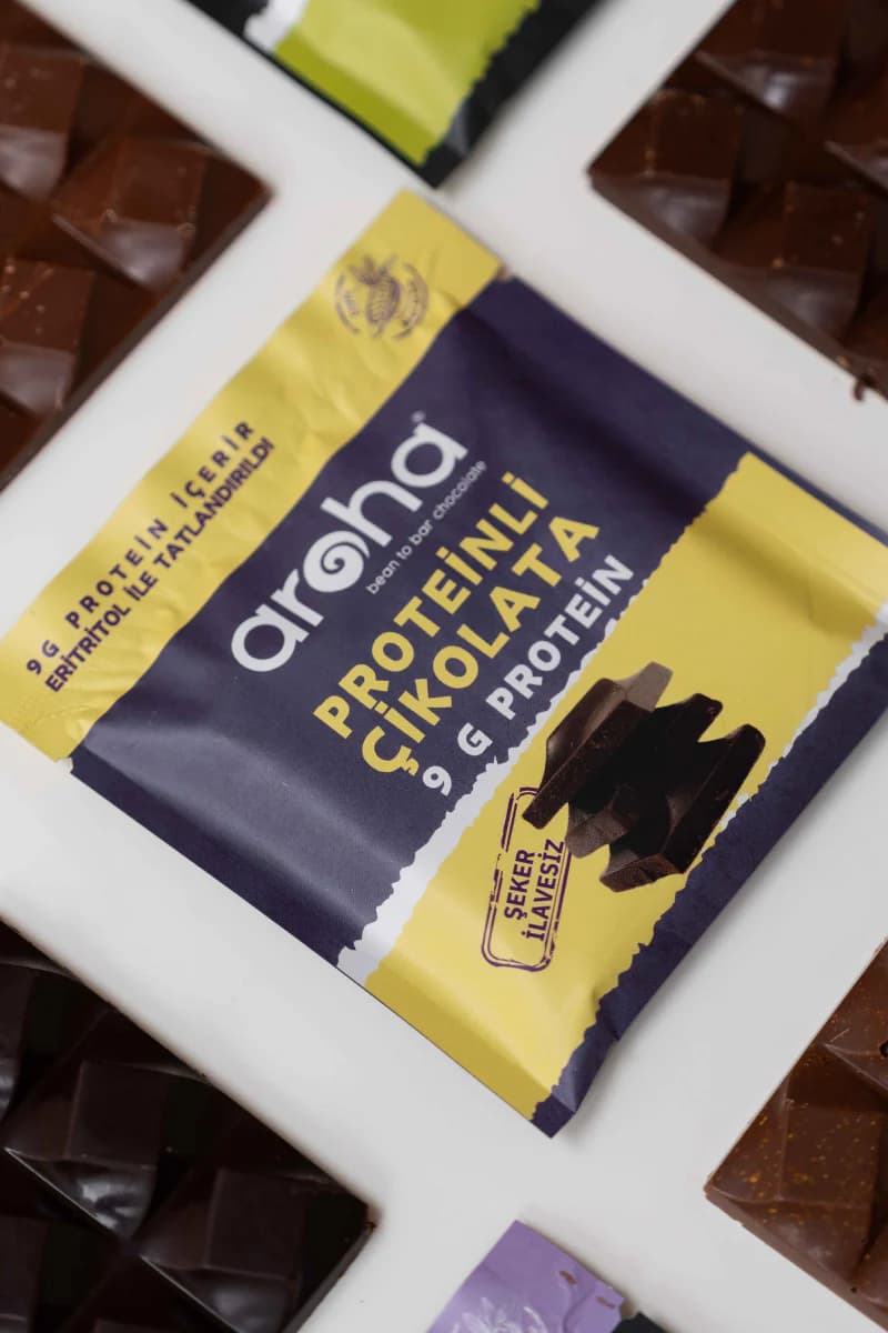 Proteinli Şeker İlavesiz Çikolata 40 g