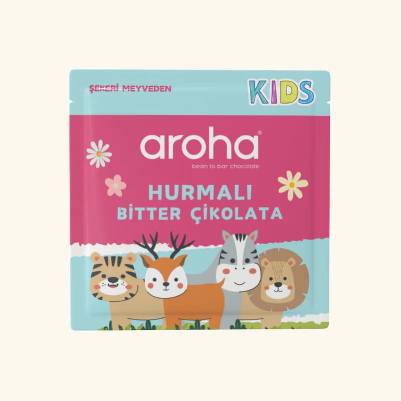Kids Şeker İlavesiz Çikolata - 3 Boyutlu Kutu