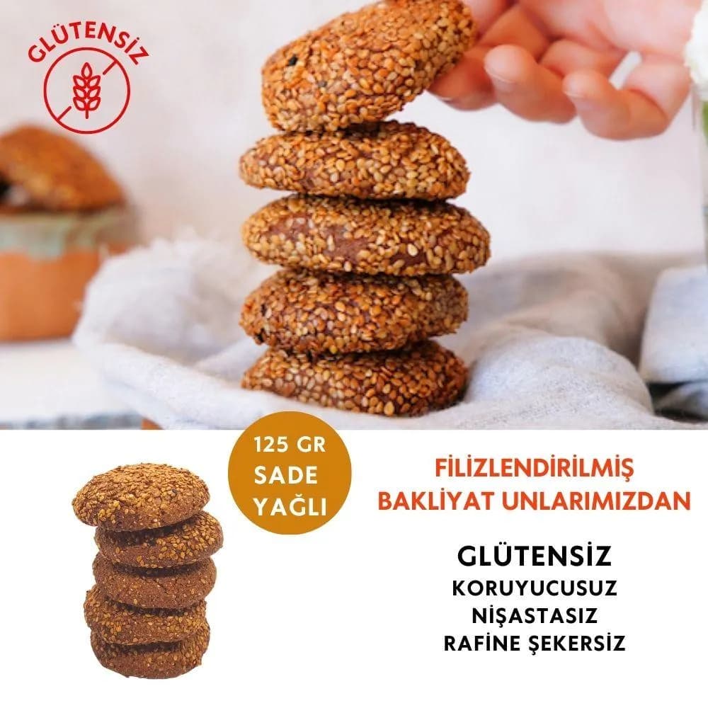 Zencefilli Glutensiz Kurabiye (125 gr)