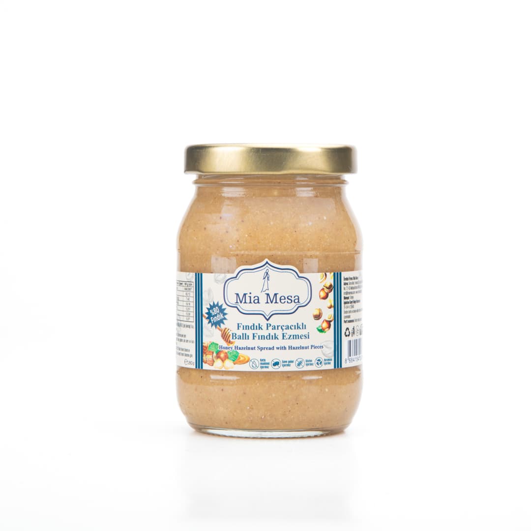 Parçacıklı İğdeli ve Ballı Fındık Ezmesi 180 g